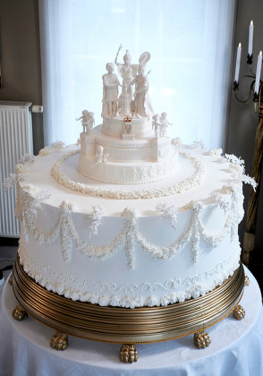 Recreation Queen Victorias Wedding Cake Created Editorial Stock Photo