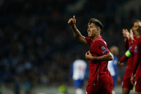 Roberto Firmino Celebrates After His Goal Editorial Stock Photo Stock