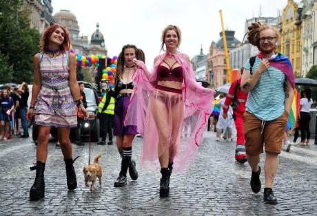 Pride Parade Prague Czech Republic Aug Stock Pictures