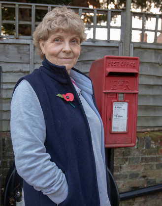 Jo Hamilton News Former Postmistress Jo Editorial Stock Photo Stock