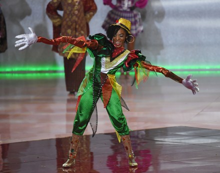 Miss Guyana Joylyn Conway Performs During Editorial Stock Photo Stock