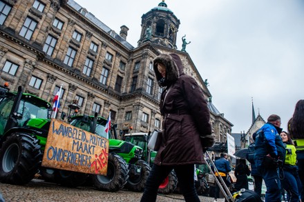 Farmers Protest Amsterdam Netherlands Dec Stock Pictures