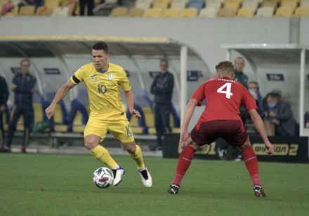 Midfielder Yevhen Konoplyanka R Ukraine Seen Editorial Stock Photo