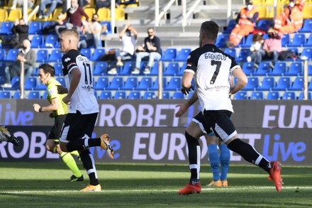 Riccardo Gagliolo Parma Celebrates After Scoring Editorial Stock Photo