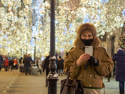 COUNT Daily Life In Moscow Russia 15 Dec 2020 Stock Pictures