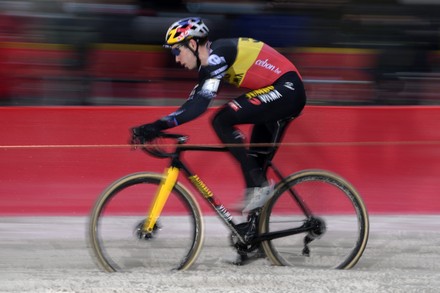 Belgian Wout Van Aert Pictured Action Editorial Stock Photo Stock