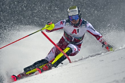 Manuel Feller Austria Action During First Editorial Stock Photo Stock