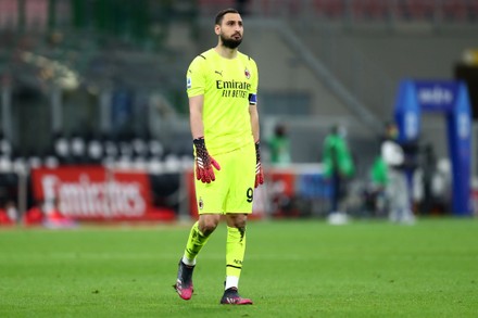 Gianluigi Donnarumma Ac Milan Looks On Editorial Stock Photo Stock