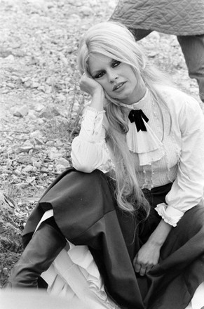 Actress Brigitte Bardot Sitting On Ground Editorial Stock Photo Stock