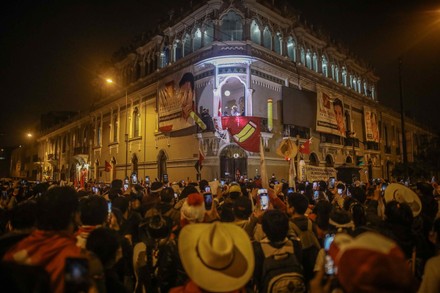 Peruvian Leftwing Presidential Candidate Pedro Castillo Editorial Stock