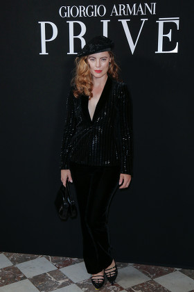 Giorgio Armani Prive Show Photocall Haute Couture Fashion Week Paris