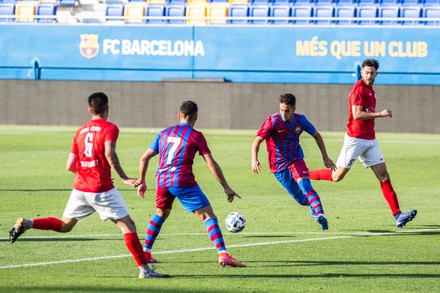 Fc Barcelona B Vs Fe Grama In Barcelona Spain Jul Stock