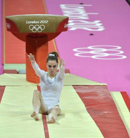 American Gymnast Mckayla Maroney Falls She Editorial Stock Photo