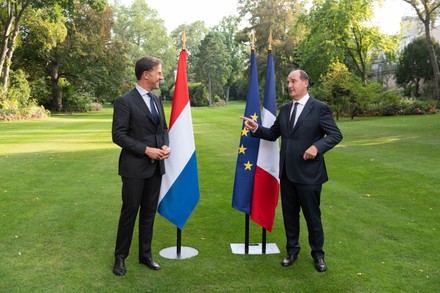 Prime Minister Jean Castex Welcomes Prime Editorial Stock Photo Stock