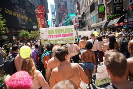 Shirtless Marchers Move On Streets Towards Editorial Stock Photo Stock Image Shutterstock