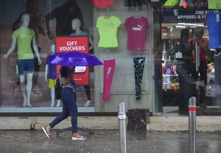 Heavy Rain Lashes Mumbai Maharashtra India Sep Stock