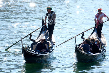 Stanley Tucci Searching For Italy TV Show On Set Filming Venice