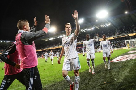 Ohls Mathieu Maertens Celebrates After Scoring Editorial Stock Photo