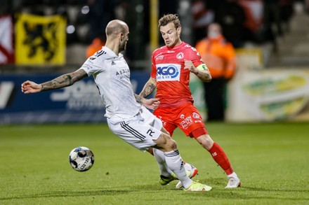 Soccer Jpl D Kas Eupen Vs Kv Kortrijk Eupen Belgium Nov