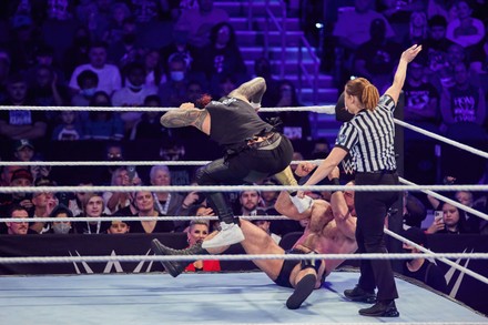 Drew Mcintyre Vs Sheamus Vs Usos Editorial Stock Photo Stock Image