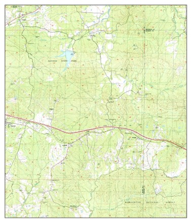 Usa Timeless Maps Cranfield Mississippi Map Editorial Stock Photo