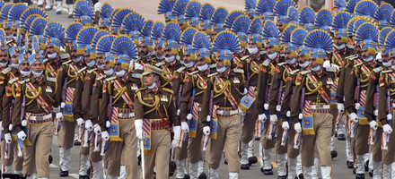 Central Reserve Police Force Crpf Contingent Editorial Stock Photo