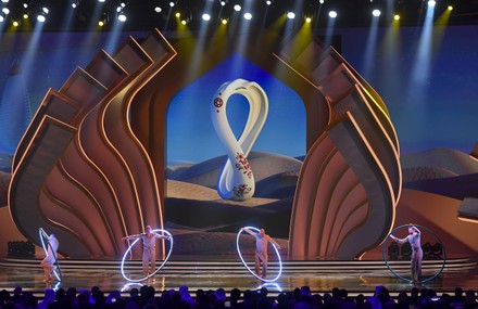 Qatar Doha Fifa World Cup Final Draw 01 Apr 2022 Stock Pictures