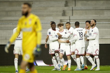 Angers SCO Vs Paris Saint Germain France 20 Apr 2022 Stock Pictures