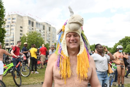 The World Naked Bike Ride London Uk Jun Stock Pictures