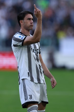 Dusan Vlahovic Juventus Fc Celebrates After Editorial Stock Photo