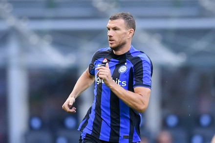 Edin Dzeko Fc Internazionale Looks On Editorial Stock Photo Stock