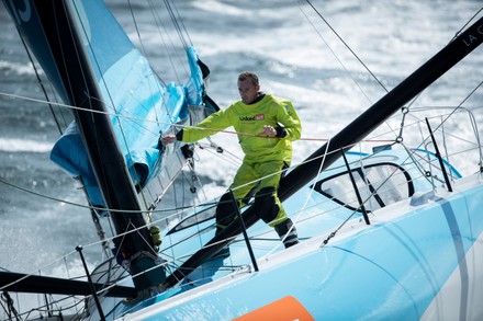 Skipper Thomas Ruyant On Imoca Linkedout Editorial Stock Photo Stock