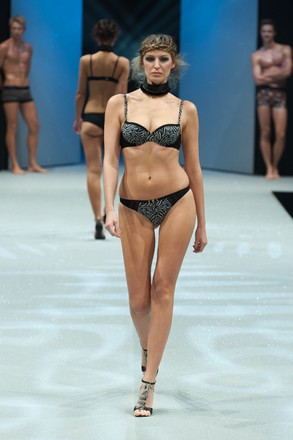 Model Kookai Lingerie On Catwalk Underwear Editorial Stock Photo