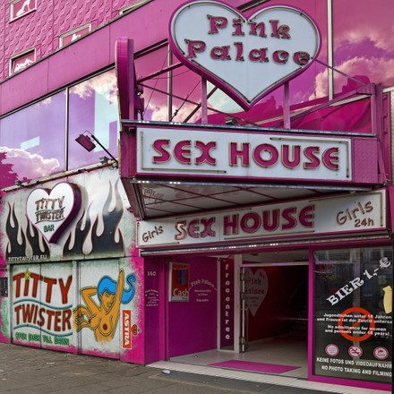 Pink Palace Sex House Reeperbahn St Editorial Stock Photo Stock Image