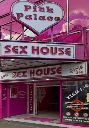 Pink Palace Sex House Reeperbahn St Editorial Stock Photo Stock Image