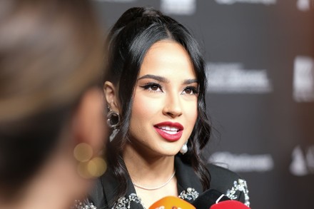 American Singer Becky G Attends Latin Editorial Stock Photo Stock