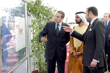 Moroccan King Mohammed Vi Inaugurates Tangier Editorial Stock Photo