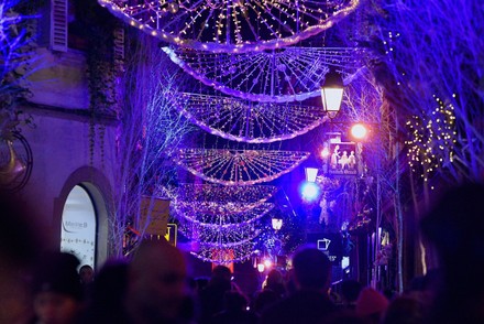 Famous Christmas Market Strasbourg Opened On Editorial Stock Photo