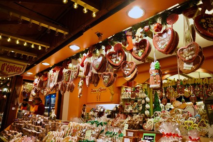 Famous Christmas Market Strasbourg Opened On Editorial Stock Photo