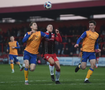 Luke Norris Stevenage Action George Maris Editorial Stock Photo Stock