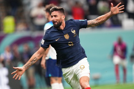 Olivier Giroud France Celebrates His Goal Editorial Stock Photo Stock