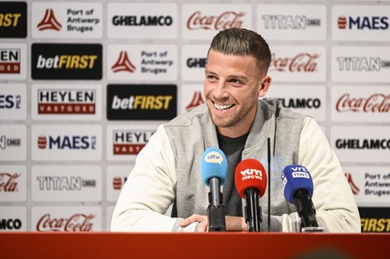 Antwerps Toby Alderweireld Pictured During Press Editorial Stock Photo