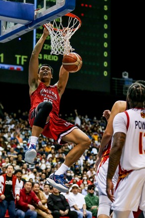 Players Barangay Ginebra San Miguel Celebrate Editorial Stock Photo