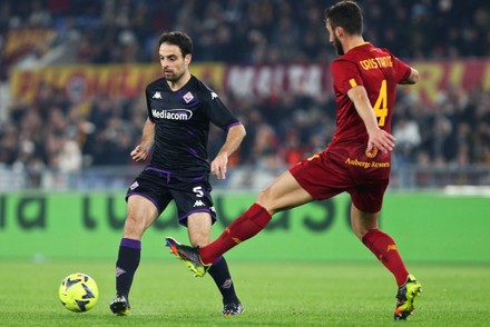 Giacomo Bonaventura Fiorentina Action During Italian Editorial Stock