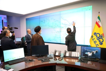 Iranian President Ebrahim Raisi Visits National Editorial Stock Photo