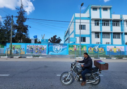 Close Unrwa Headquarters During Protest Demanding Editorial Stock Photo