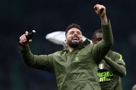 Olivier Giroud Ac Milan Celebrates After Editorial Stock Photo Stock