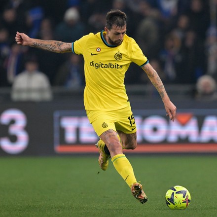 Genoa Francesco Acerbi Fc Internazionale Milano Editorial Stock Photo