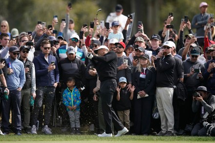 Us Golfer Keith Mitchell Hits His Editorial Stock Photo Stock Image