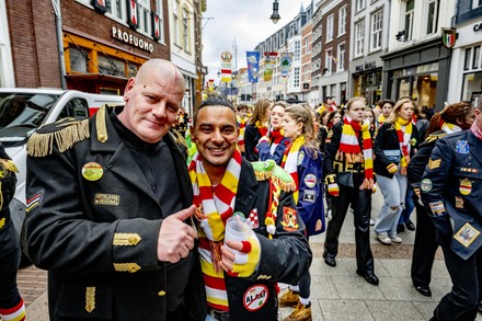 Crowds During Carnival Oeteldonk Den Bosch Editorial Stock Photo